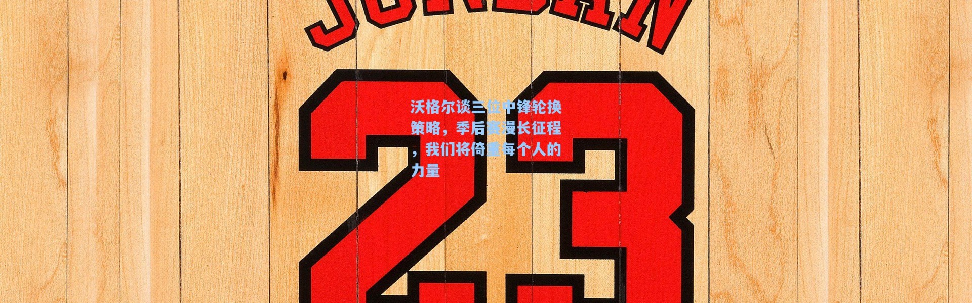 沃格尔谈三位中锋轮换策略，季后赛漫长征程，我们将倚重每个人的力量